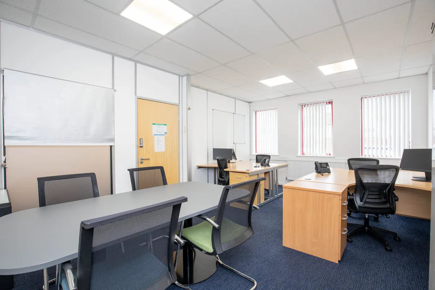 Large bright office workspace at Alexandra Gate Business Centre Cardiff