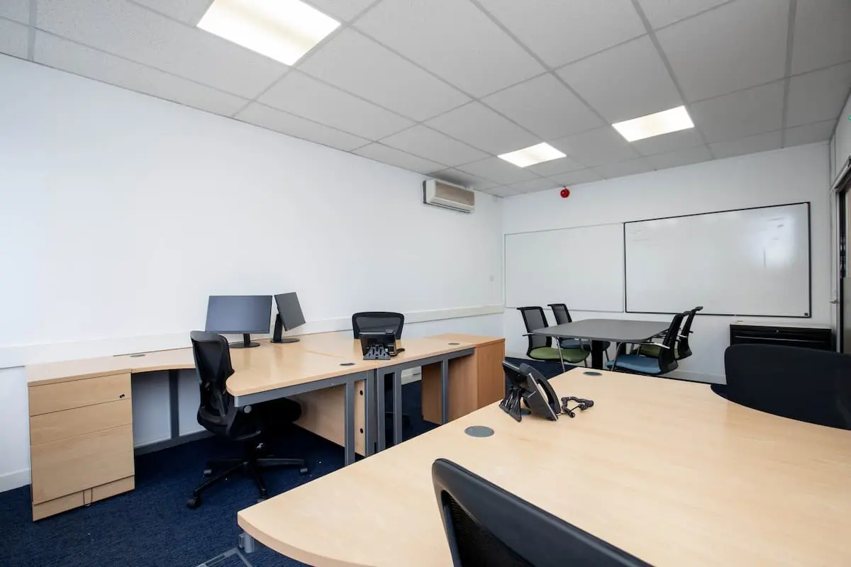 Large bright open office workspace at Alexandra Gate Business Centre Cardiff